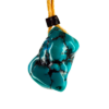 A closeup of a turquoise chunk.