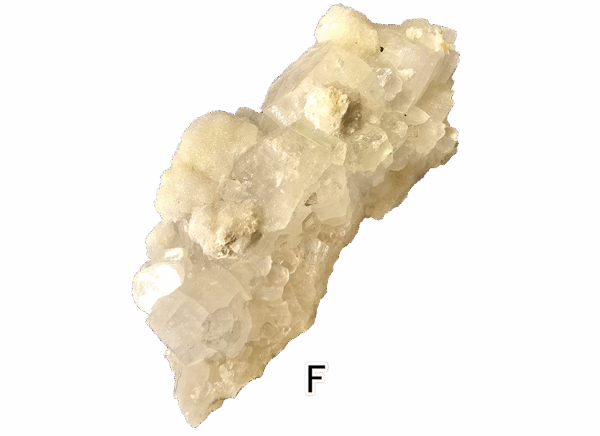 An apophyllite mineral specimen.