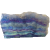 20260510_132611 Medium rainbow fluorite slab with purple, blue and green banding.
