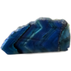 Large blue fluorite slab with blue and light blue hues with banding.