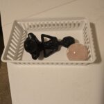 Alien stand and rose quartz sphere