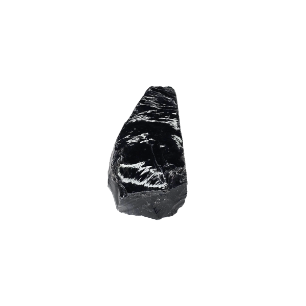 20260822_155551 A singe 1-2" rough obsidain specimen.
